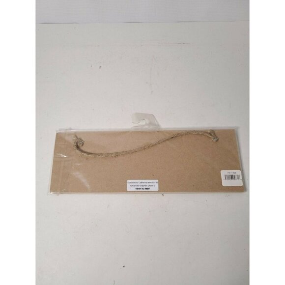 Wooden Rectangle Hanging Sign Dog Size 4x12" - Picture 4 of 7